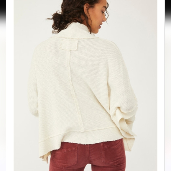 NWT We The Free People Moon Daisy Pullover Top in Starshine Small - Picture 4 of 13